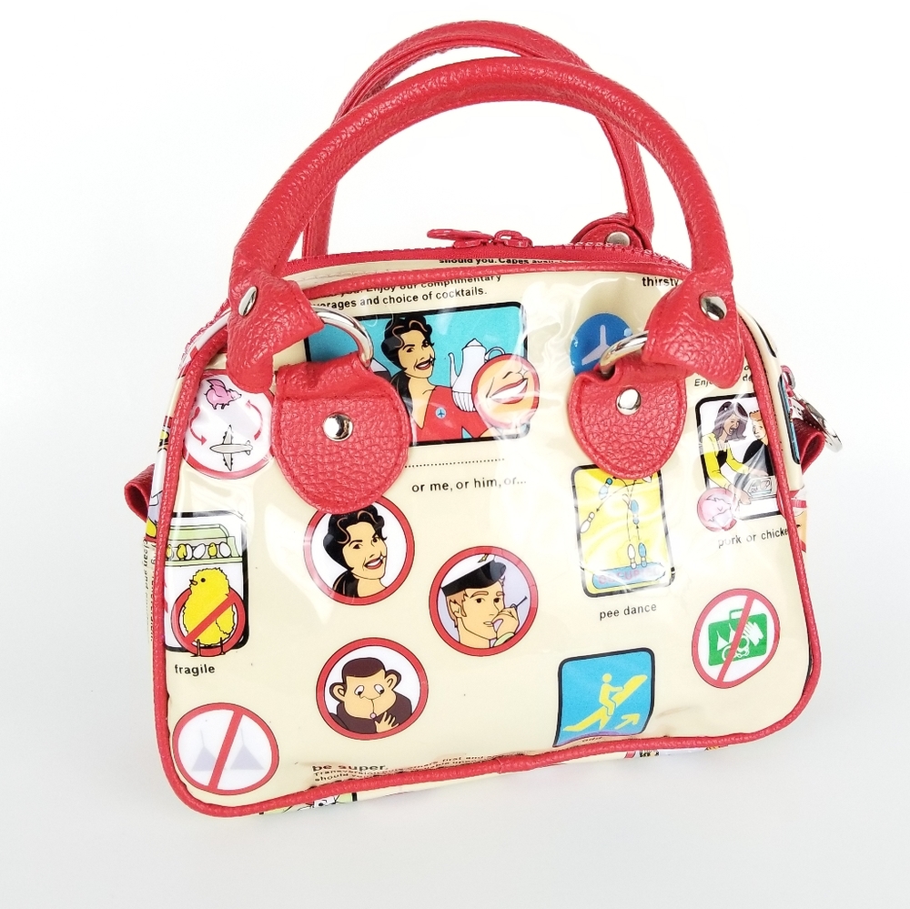 TRANSVERSION | Charlotte two handle novely purse